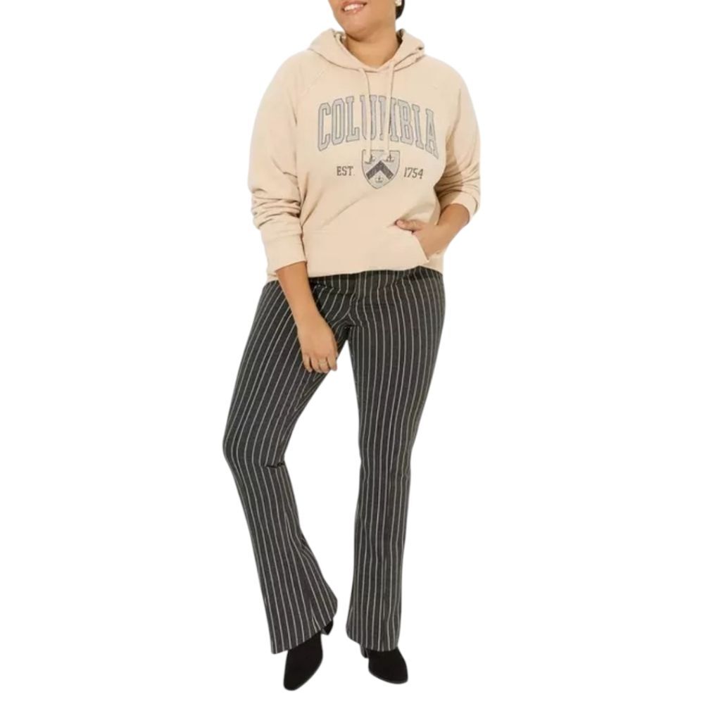 Torrid Pintuck Trouser Boot Studio Luxe Ponte Mid Rise Pant 24T 24 Tall
